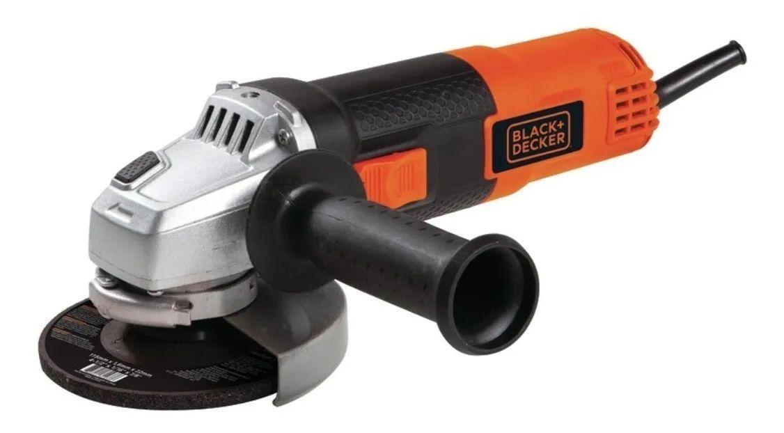 Esmeril angular Black+Decker G720 de 50 Hz/60 Hz naranja 820 W 220 V 1 disco de desbaste, Manual-0