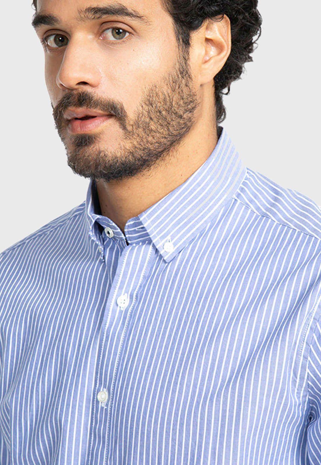 Camisa Casual Rayas-2
