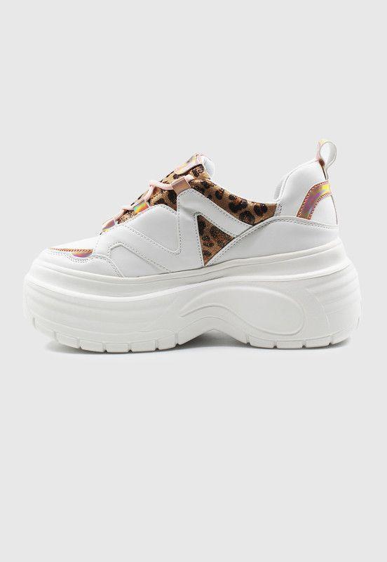 Zapatilla mujer CY20733 blanca Stylo-2