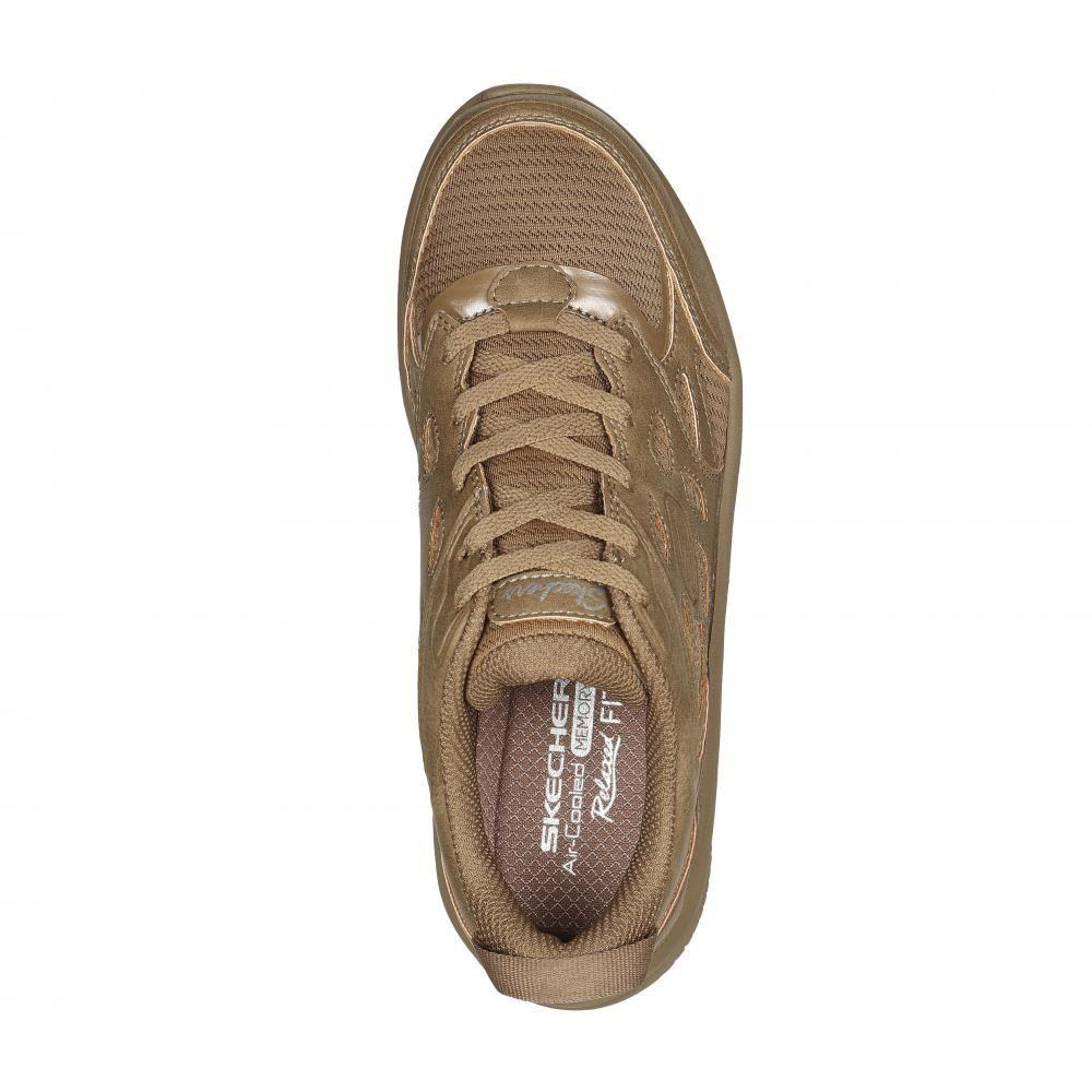 Zapatilla Mujer Modern D'Lux Café Skechers-1