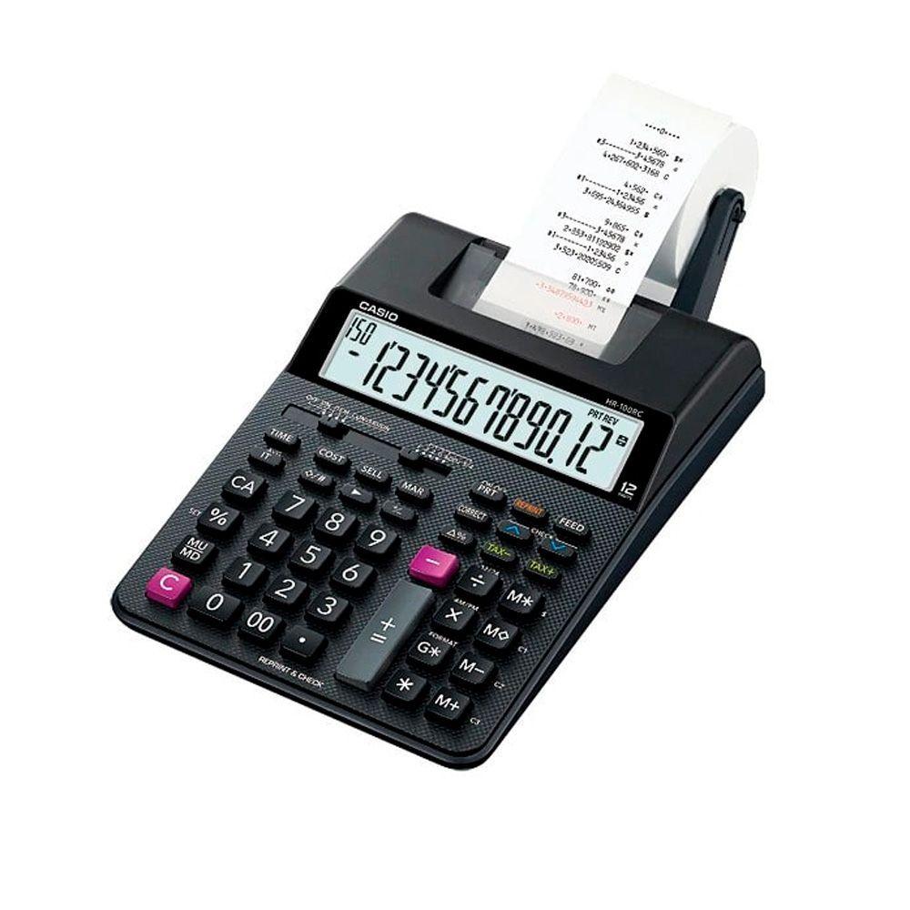 Calculadora Sumadora con Impresión HR100RC-1