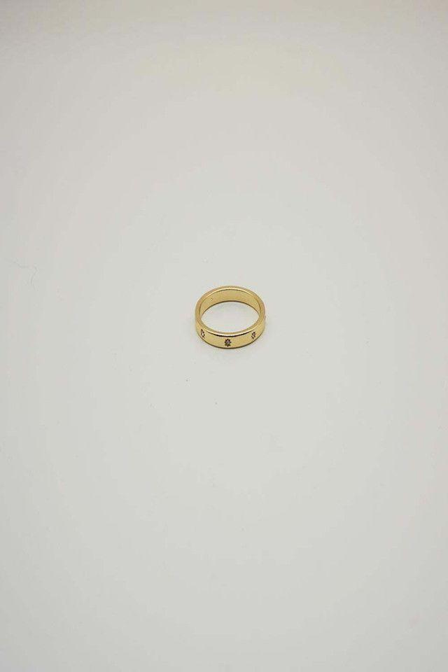 Anillo Delgado Soles Dorado i-D-0