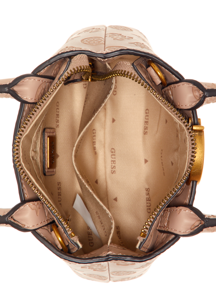 Mini Cartera G Vibe Micro Mini Bfo Café Guess-2