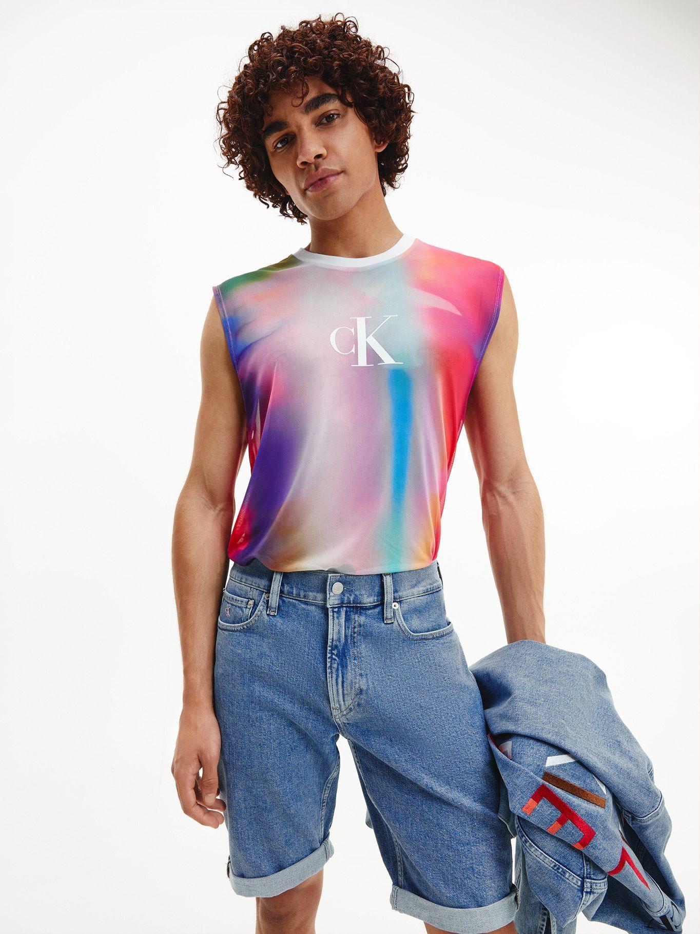 Camisa Pride Mesh Rosado Calvin Klein-3