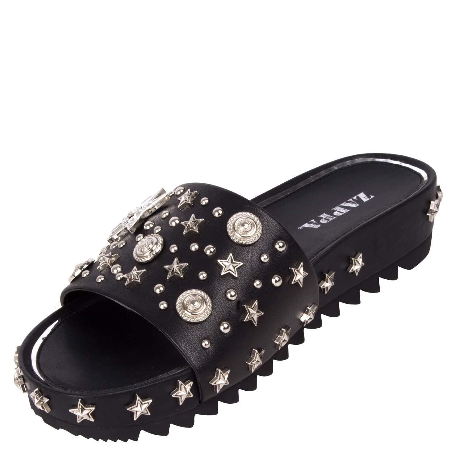 Sandalia Wonder Zappa Mujer Negro - S631-4
