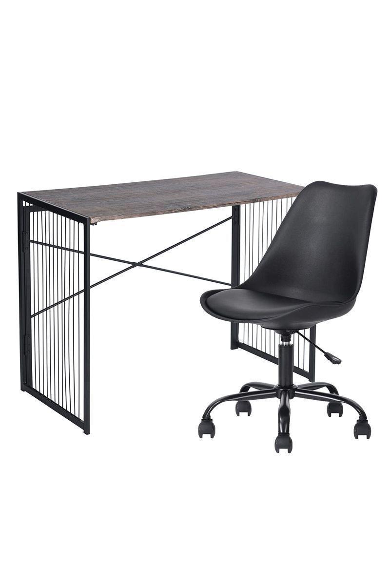 Juego Escritorio Líneas Más Silla Oficina-0