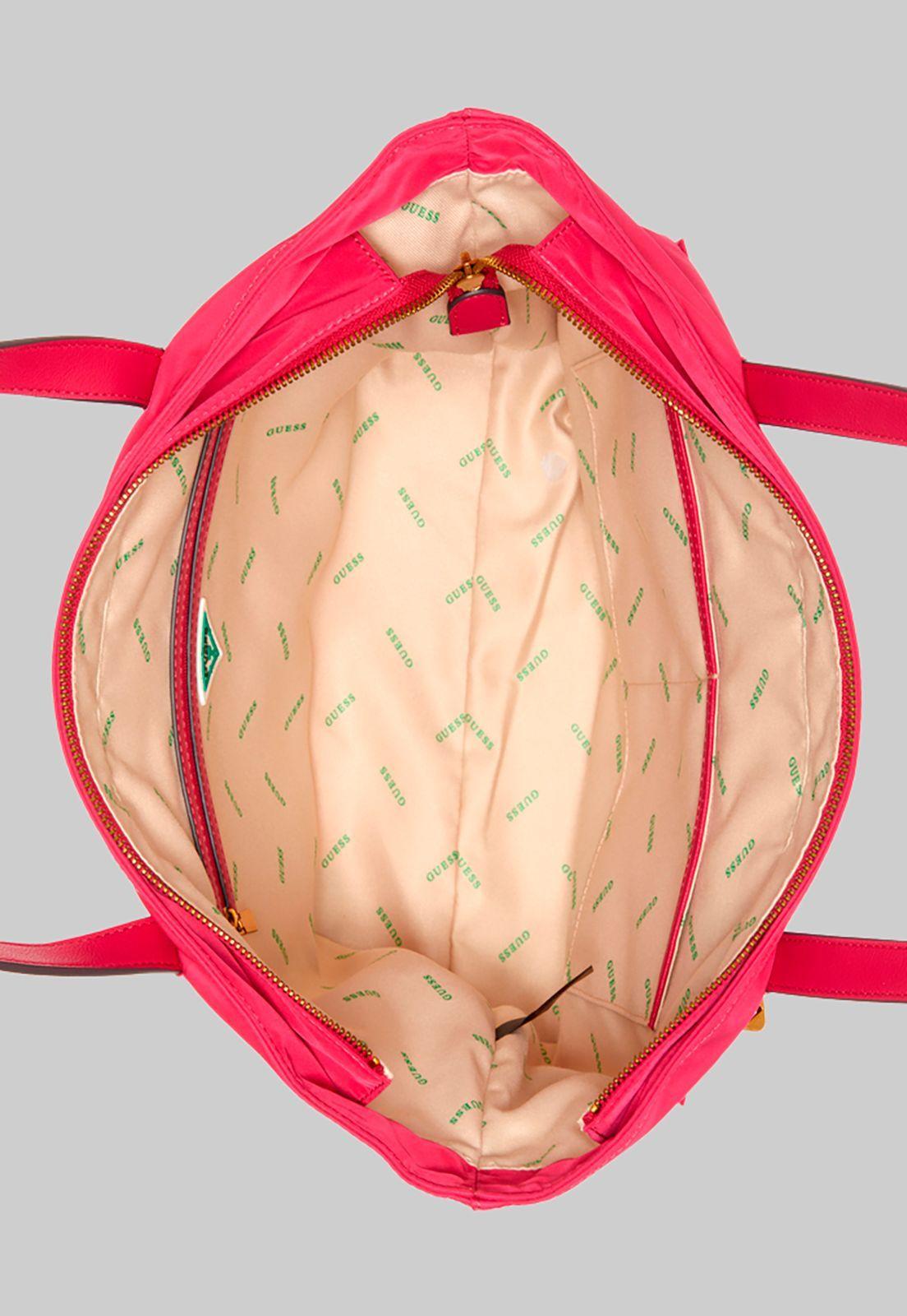 Cartera Eco Gemma Tote Mag Rosado Guess-2