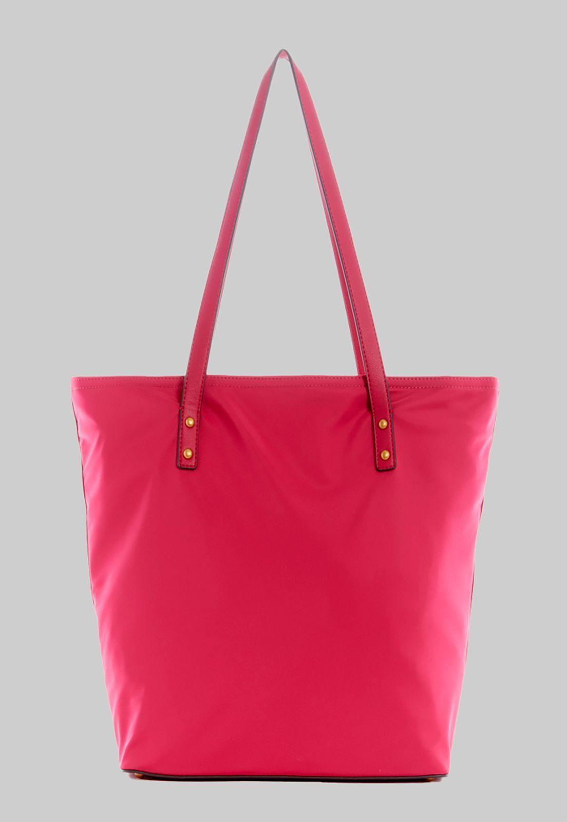 Cartera Eco Gemma Tote Mag Rosado Guess-1
