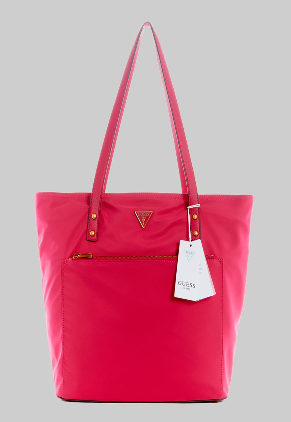 Cartera Eco Gemma Tote Mag Rosado Guess-0