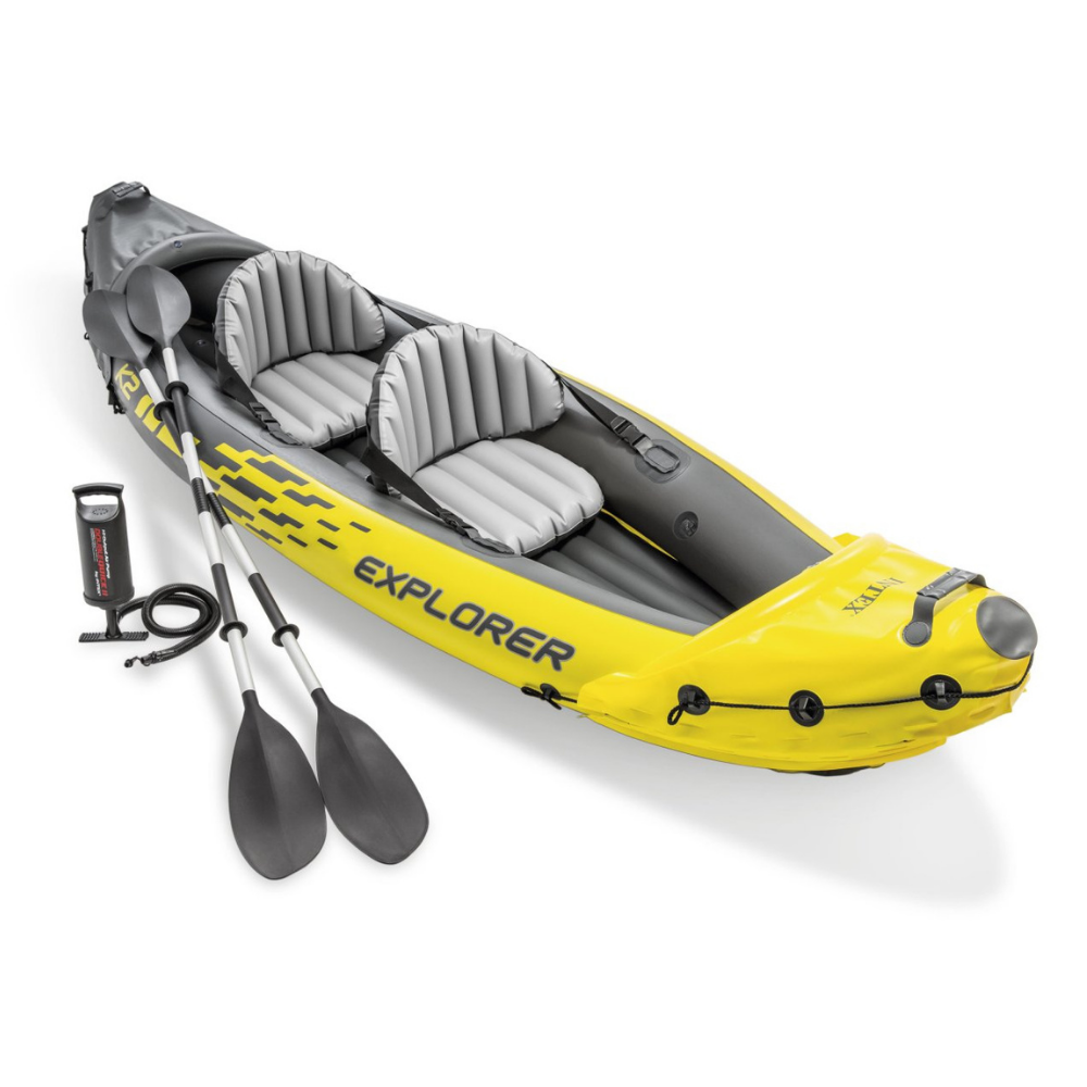 Kayak Inflable Explorer K2 Set Capacidad 2-0