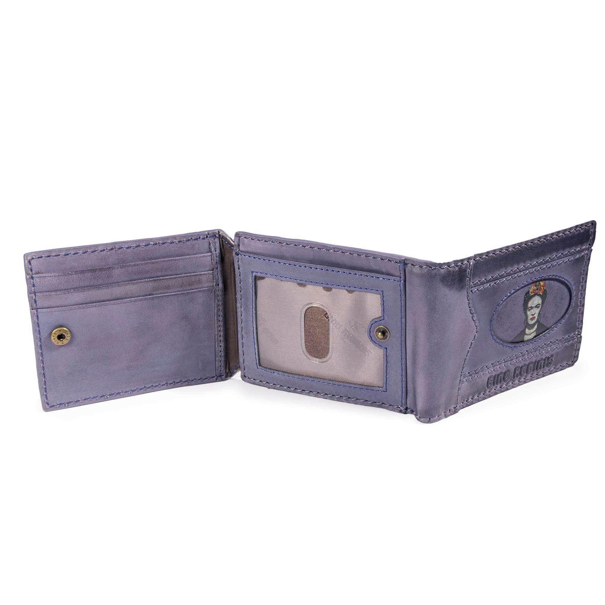 Billetera  Coco 991.1 Frida Khalo Azul Gino Rodinis -3