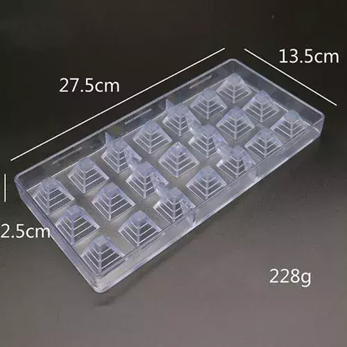 Moldes Chocolate Moldes De Chocolate Policarbonato Piramide-2
