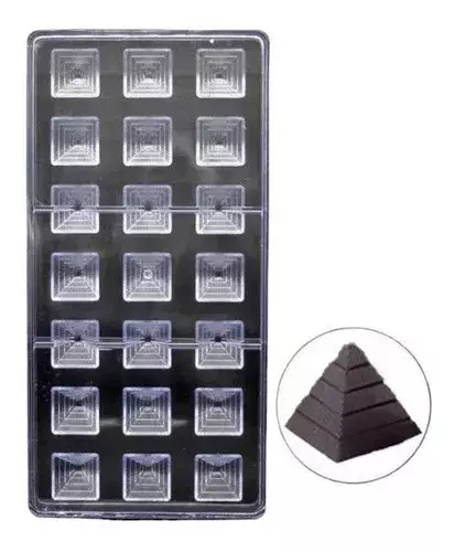 Moldes Chocolate Moldes De Chocolate Policarbonato Piramide-3