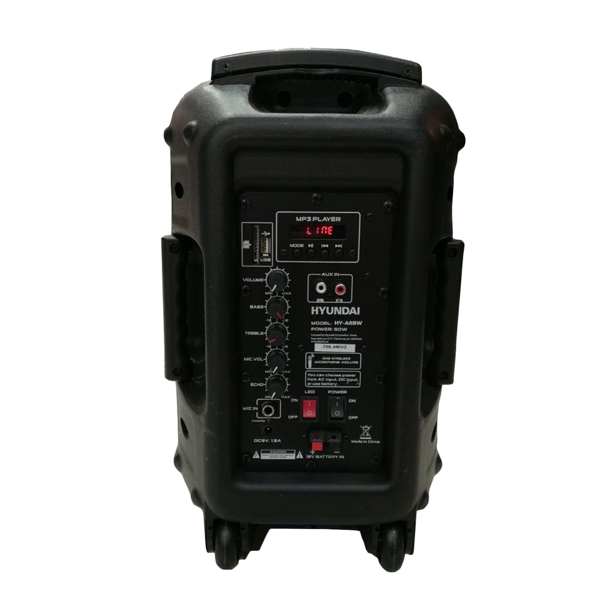 Parlante activo 8″ 50W / MIC -2