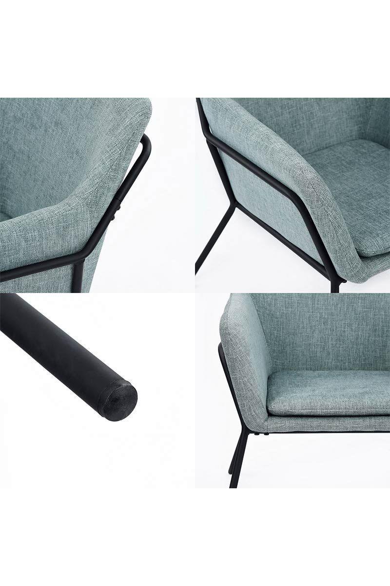 Sitial Moderno Tela Apoyabrazos-4