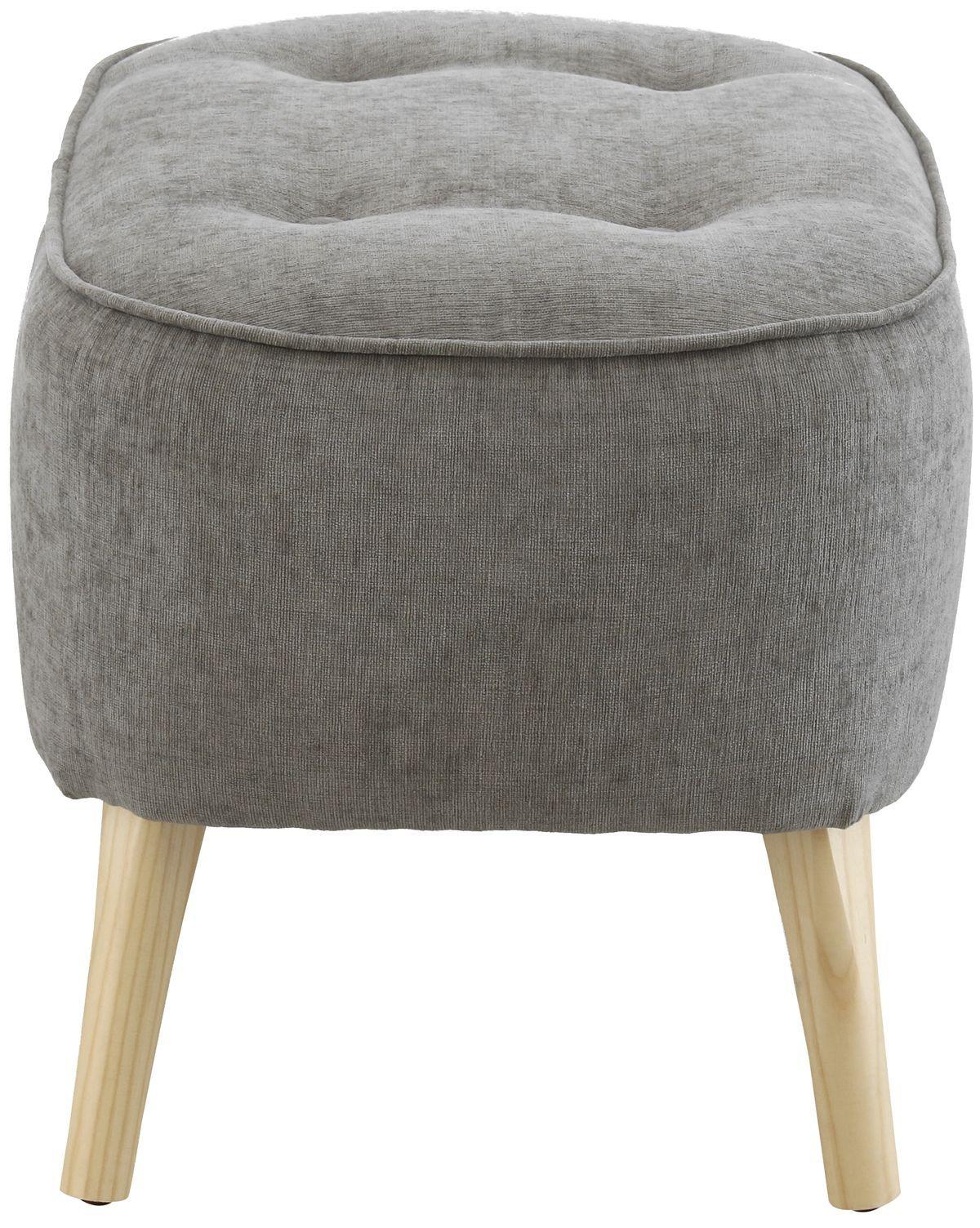 Pouf Máxima Gris Claro Altea 55x45x45 cm Máxima Design-2