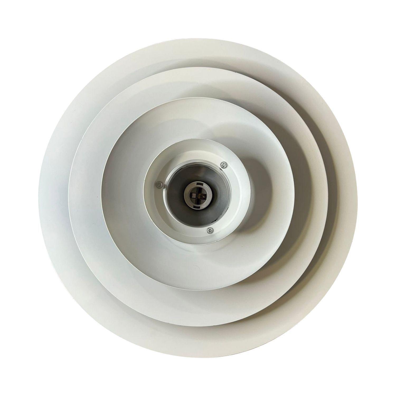 Lámpara Colgante E-27 Diseño Con Cuatro Pantallas Blanco-7