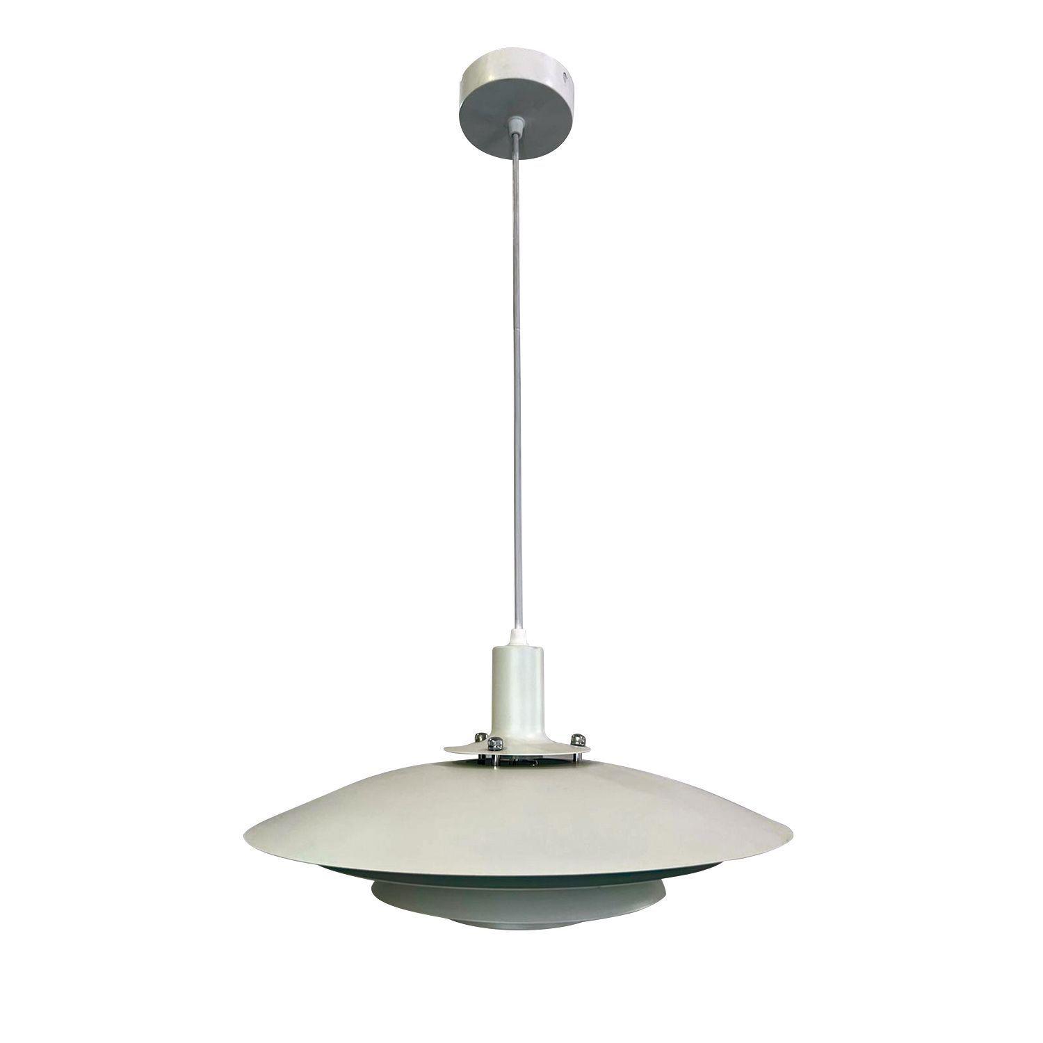 Lámpara Colgante E-27 Diseño Con Cuatro Pantallas Blanco-0