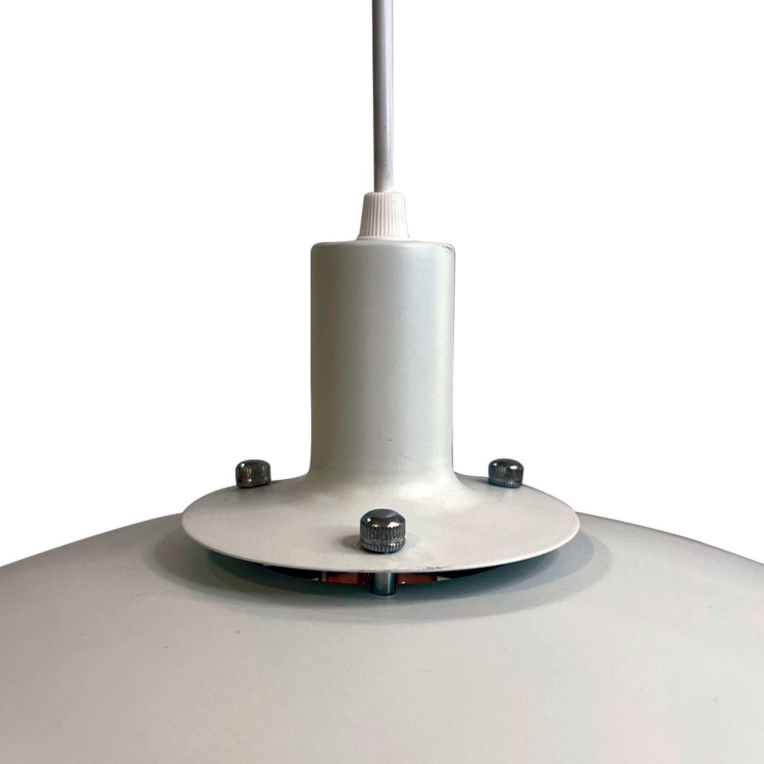 Lámpara Colgante E-27 Diseño Con Cuatro Pantallas Blanco-6