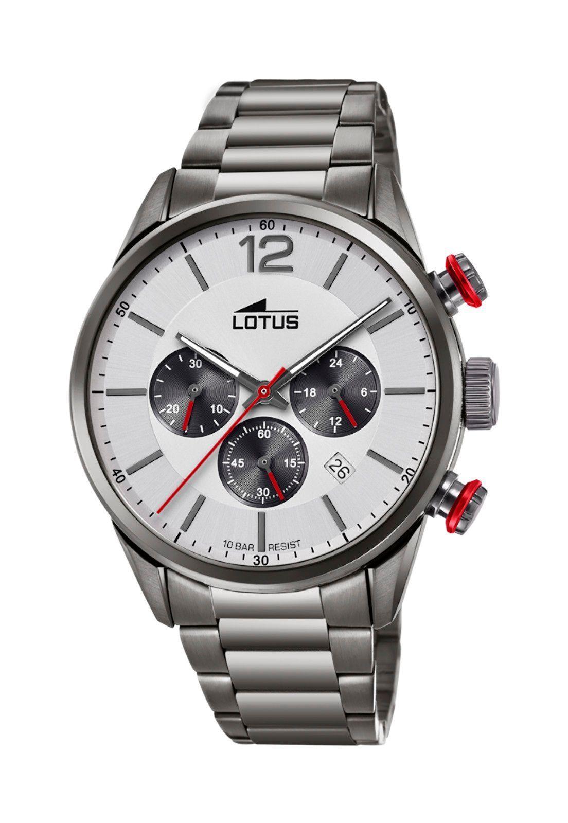 Reloj 18686/1 Lotus Blanco Hombre Chrono-0