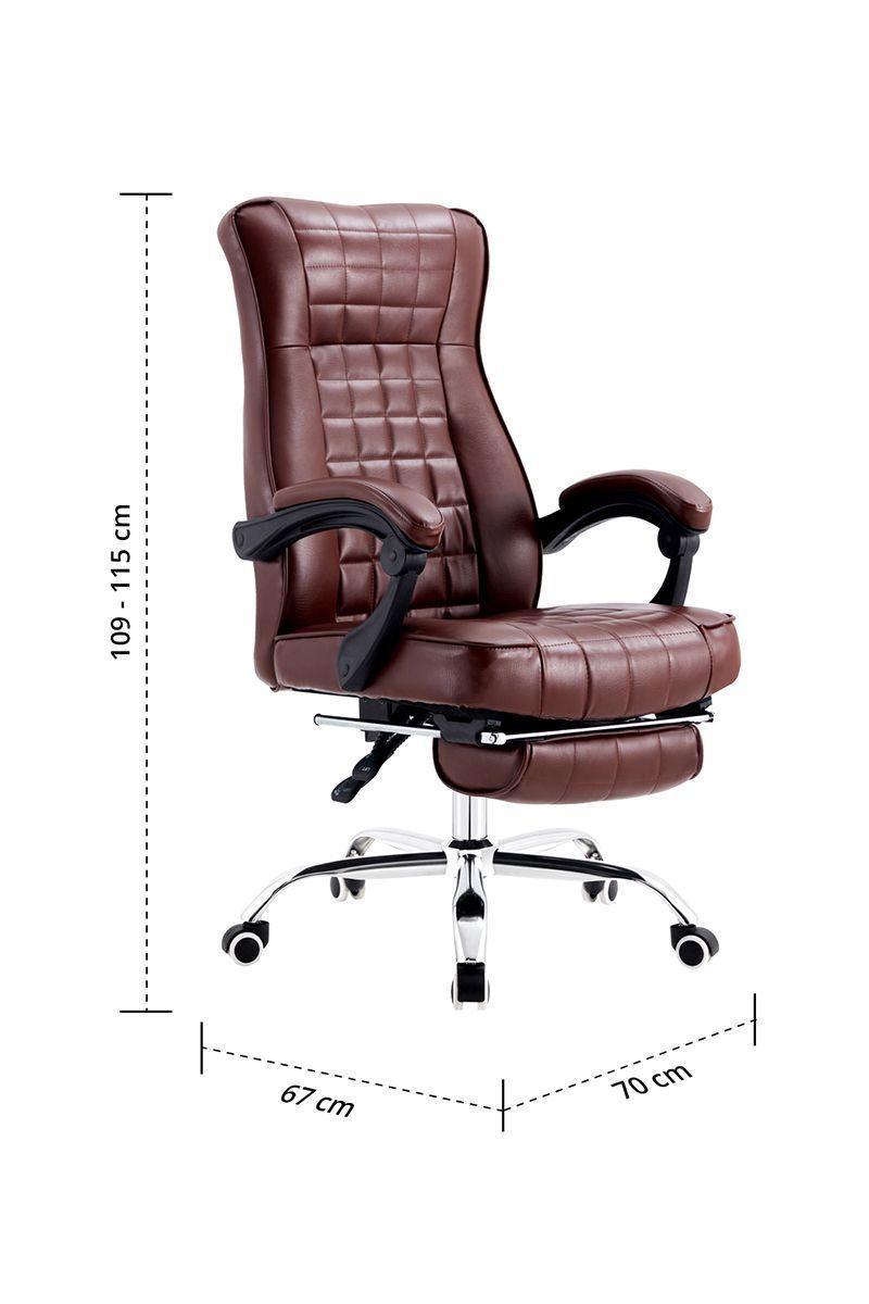 Silla de Oficina Ejecutiva Imperatore Café-2