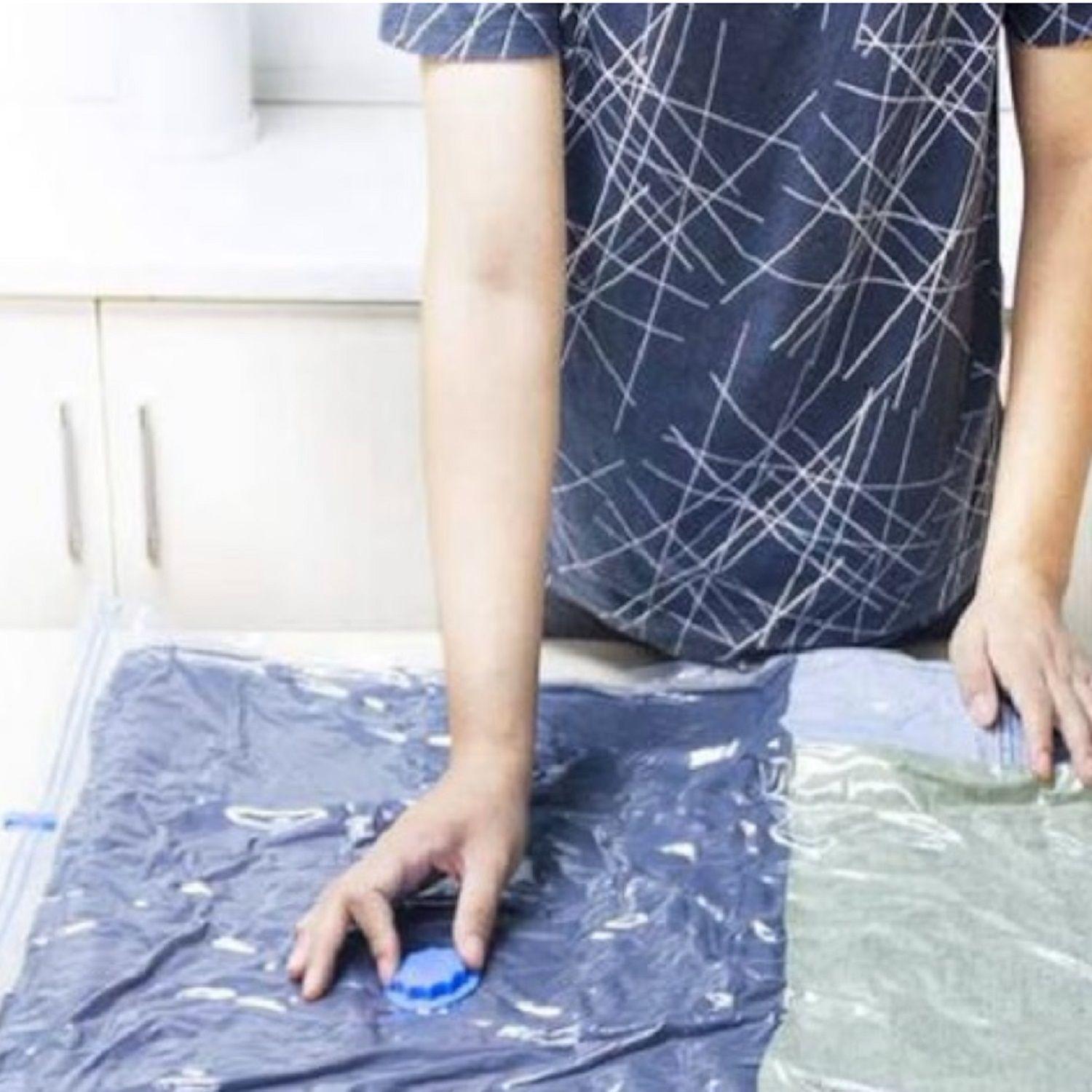 Bolsa Para Guardar Ropa Al Vacio Bolsa Reductora 70x110cm-6