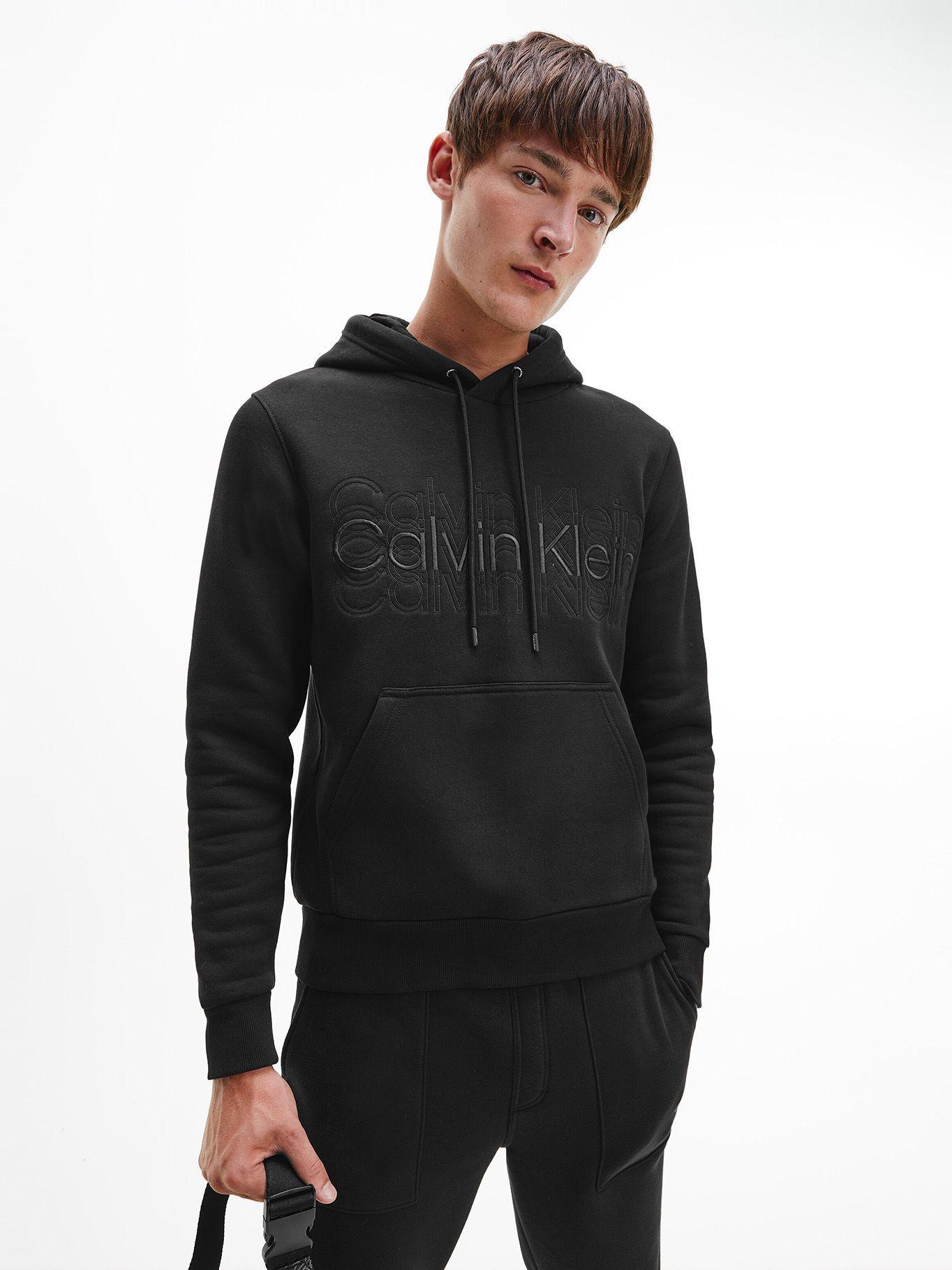Hoodie Multi Logo Negro Calvin Klein-0