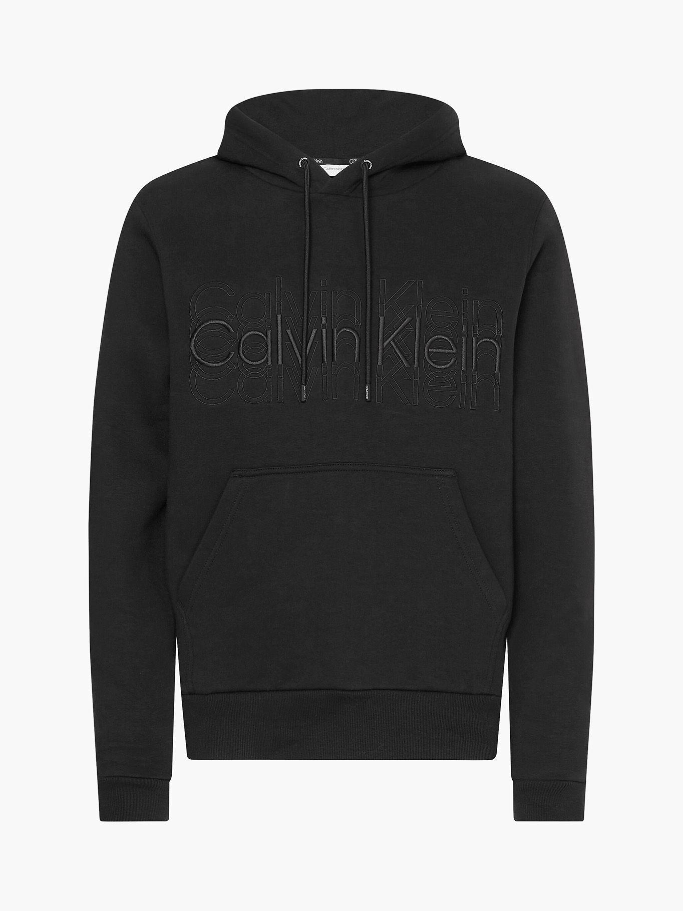 Hoodie Multi Logo Negro Calvin Klein-4