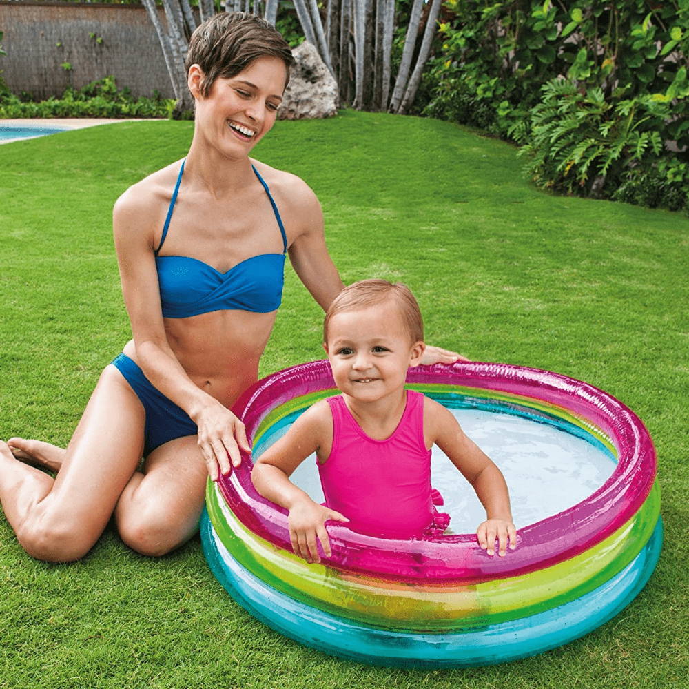 Piscina Bebé Inflable Rainbow 86x25 Cm-2