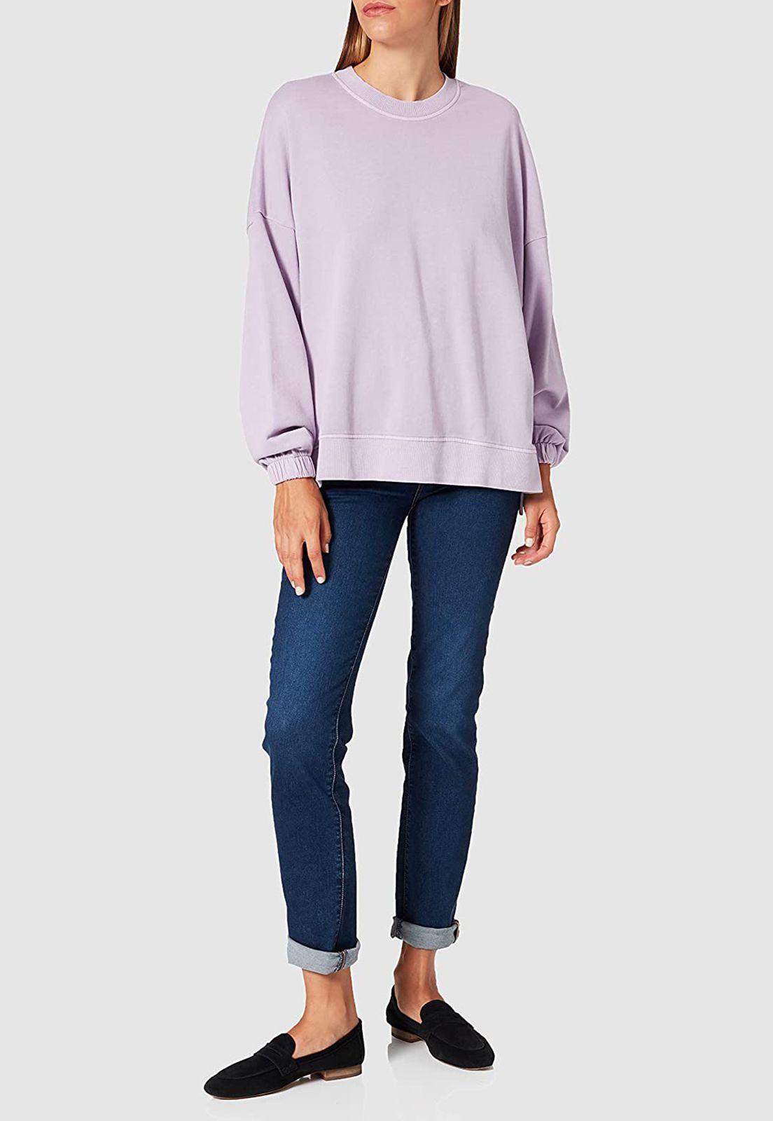 Poleron Mujer Liso Esprit Violeta oscuro-0