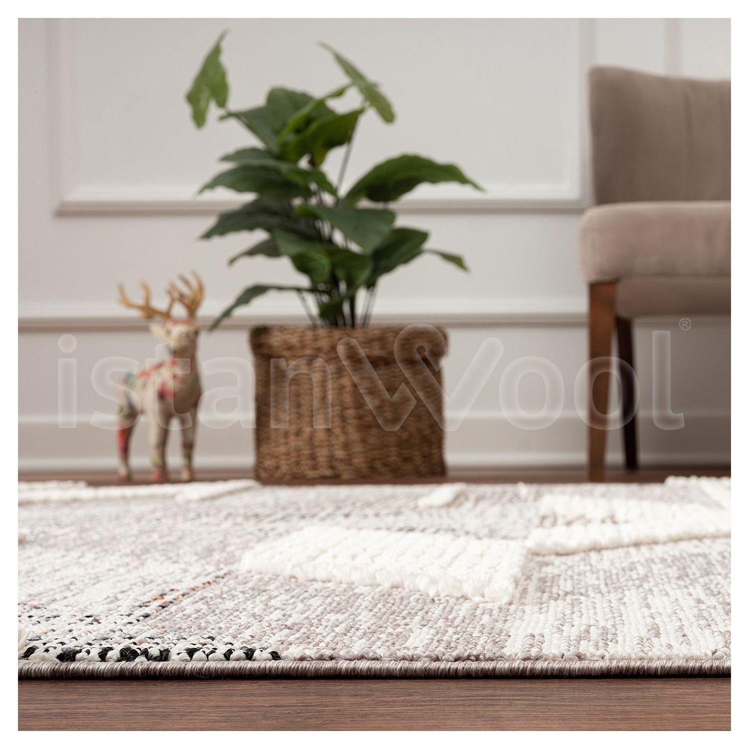 Alfombra Moderna 160x230 cms.Gris-3