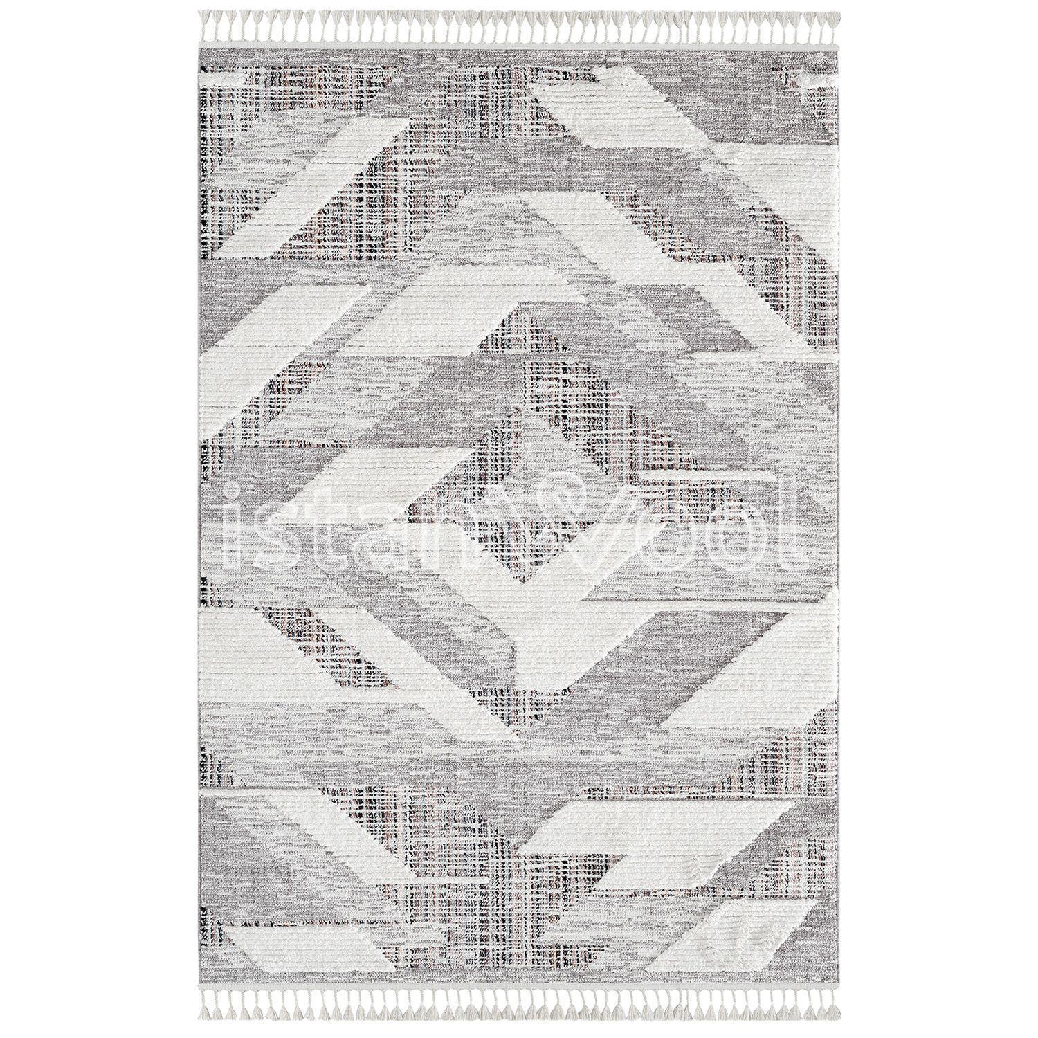 Alfombra Moderna 160x230 cms.Gris-0