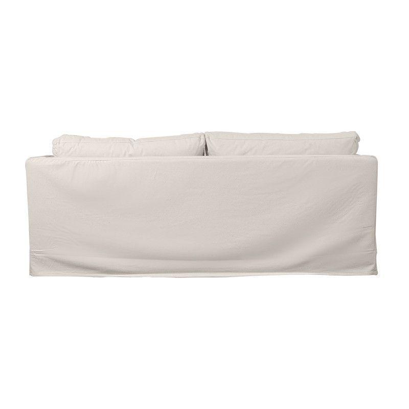 Sofá Quepe Chenille Hueso 3C-2