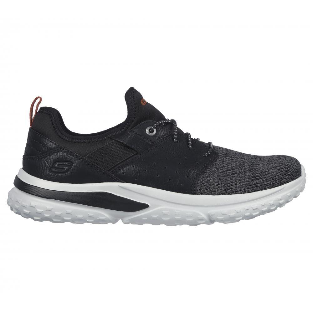 Zapatilla Hombre Solvano Negro Skechers-4