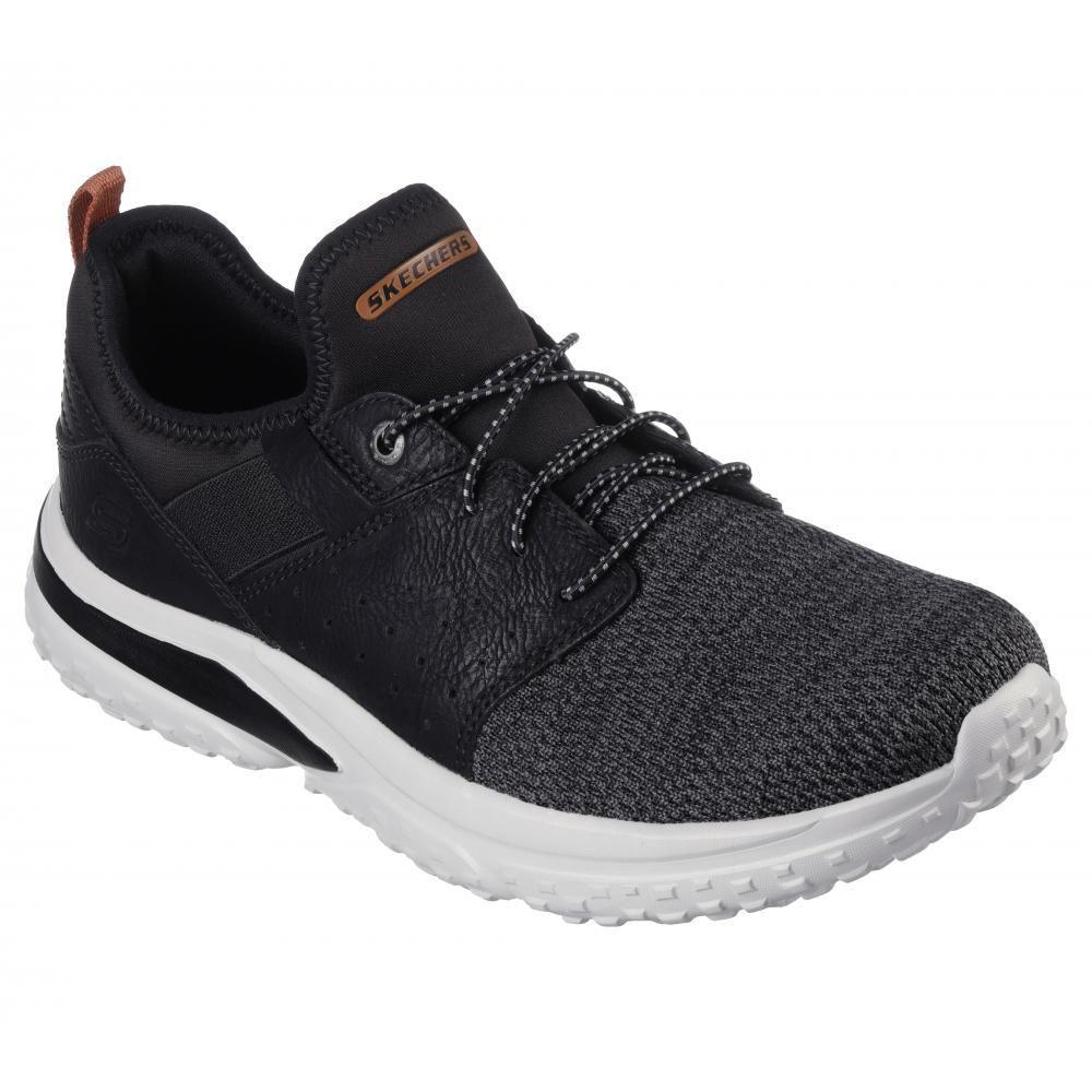 Zapatilla Hombre Solvano Negro Skechers-0