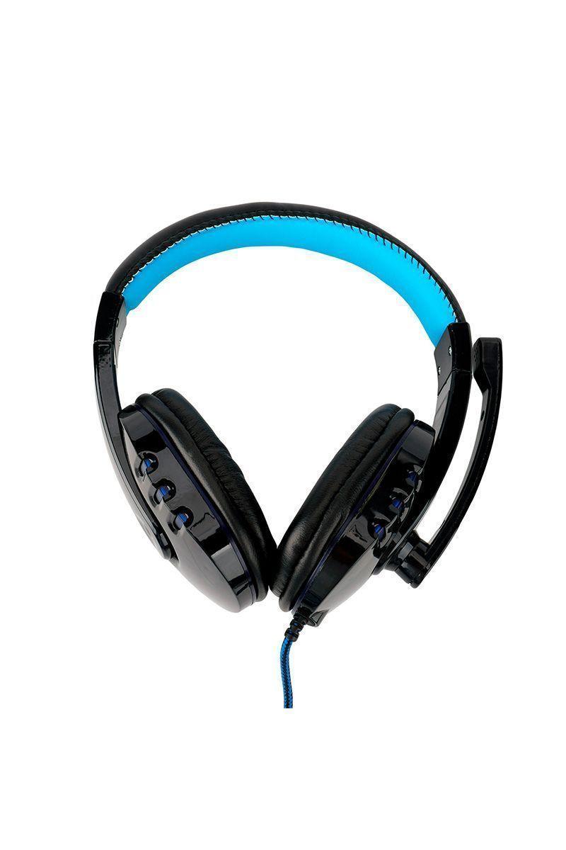 Audífonos Gamer G04L Luces Led con Micrófono Azul-5
