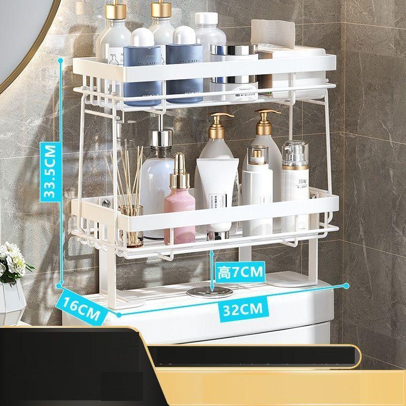 Organizador De Baño Repisa Dos Niveles Metal-0
