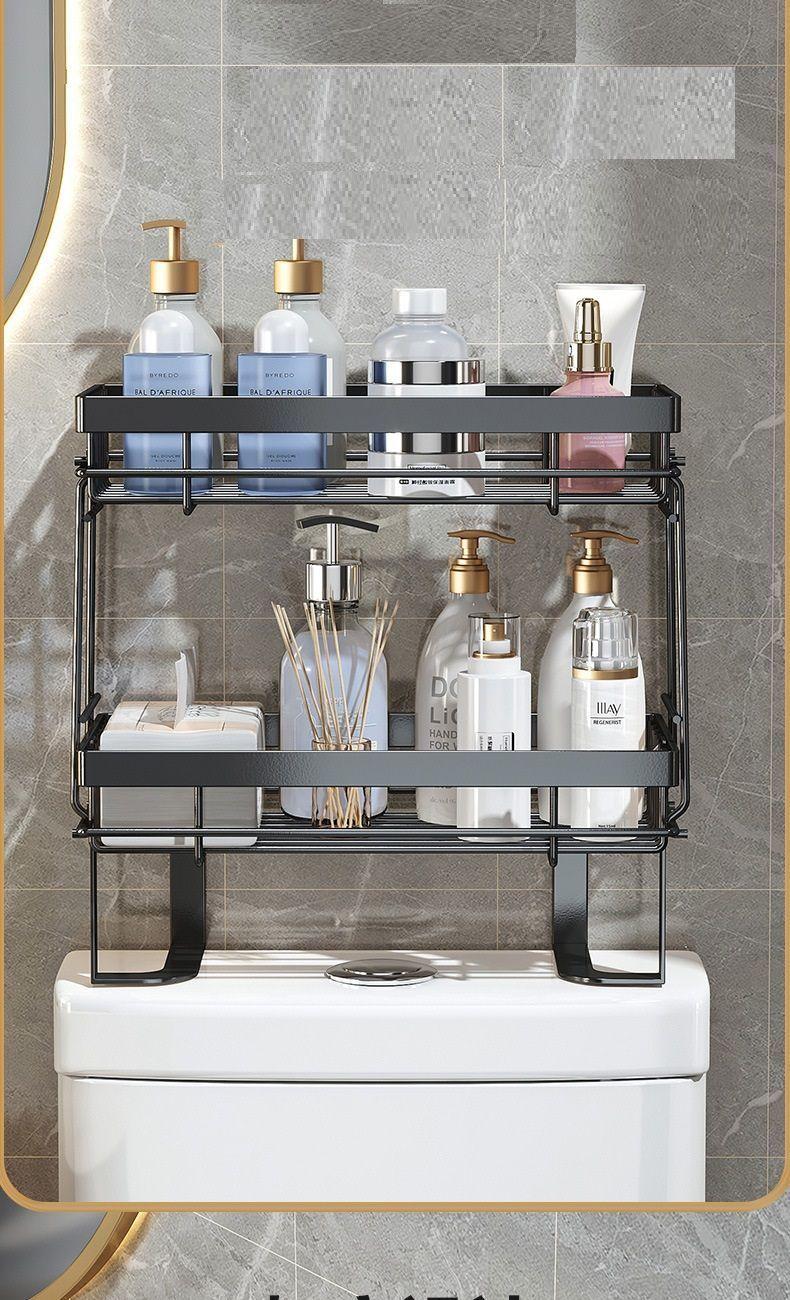 Organizador De Baño Repisa Dos Niveles Metal-2