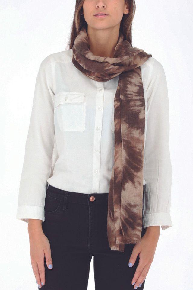 Pañuelo Shibori Beige Humana-0