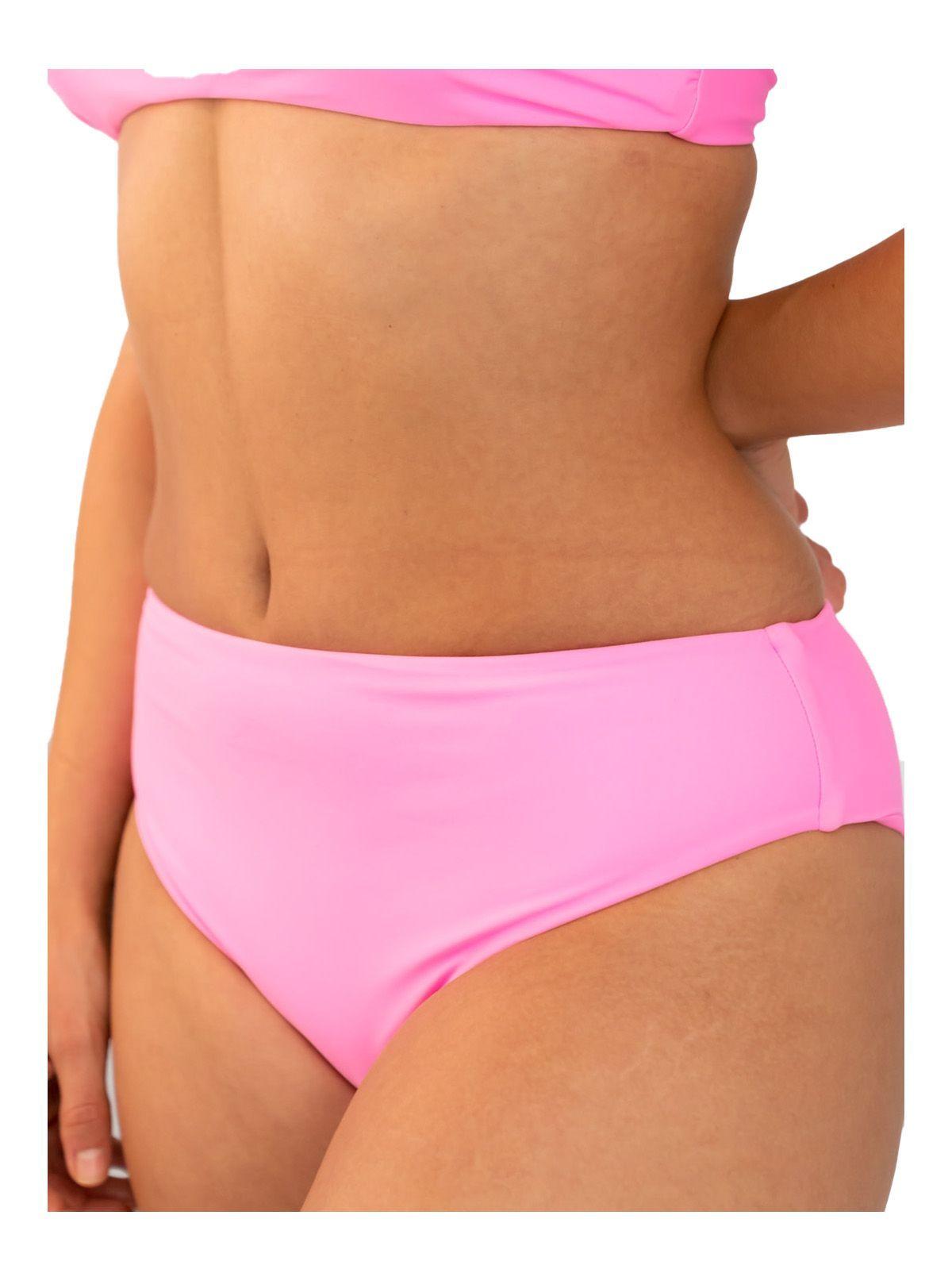 Daikiri Bottom de Bikini High Waist Rosa-0