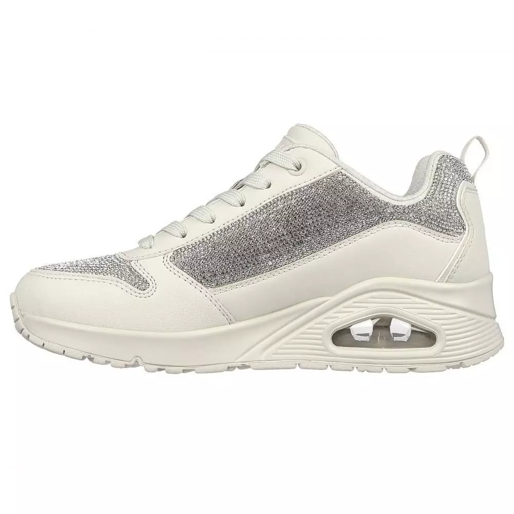Zapatilla Mujer Uno Beige Skechers-3