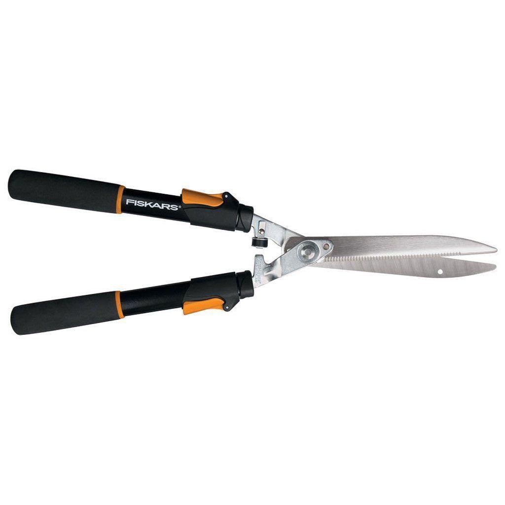 Tijera Cortasetos y Pasto Extensible Hoja Dentada-0