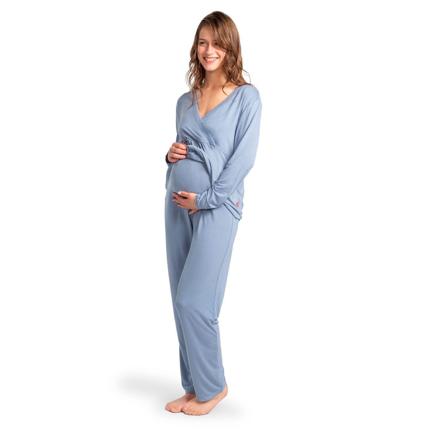 PIJAMA VISCOSA MATERNAL CAFFARENA-1