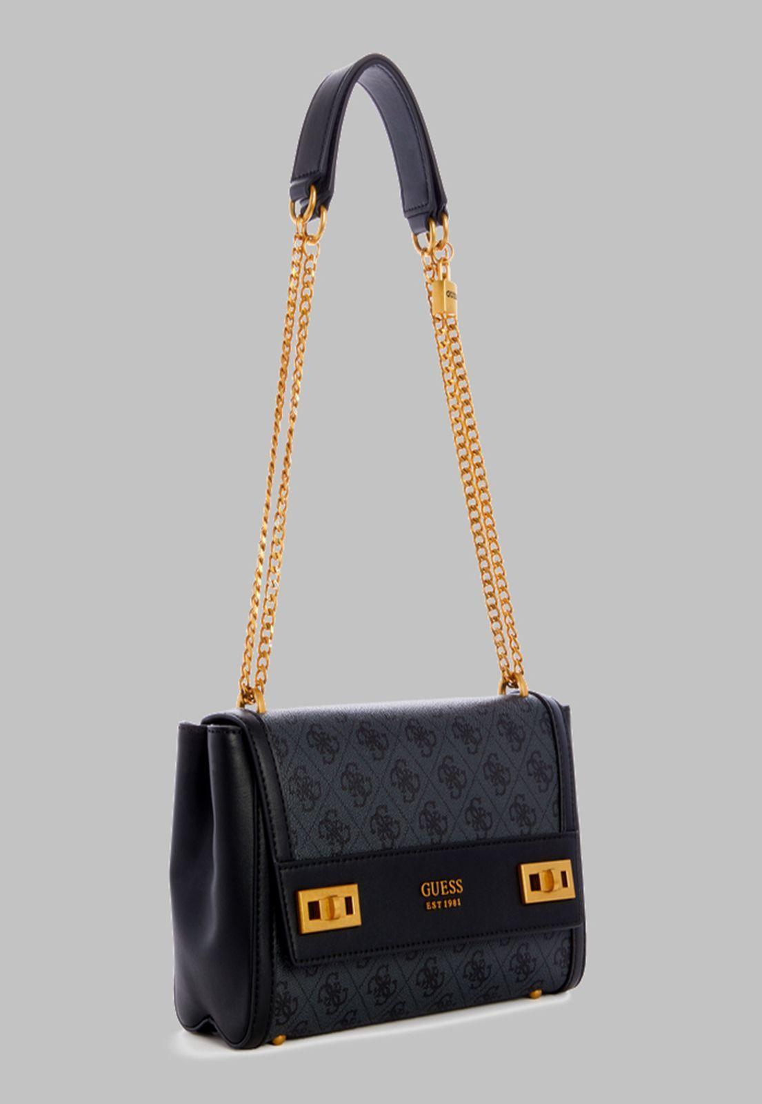 Cartera Guess Katey Flap Shoulder Bag Clo Carbon-1