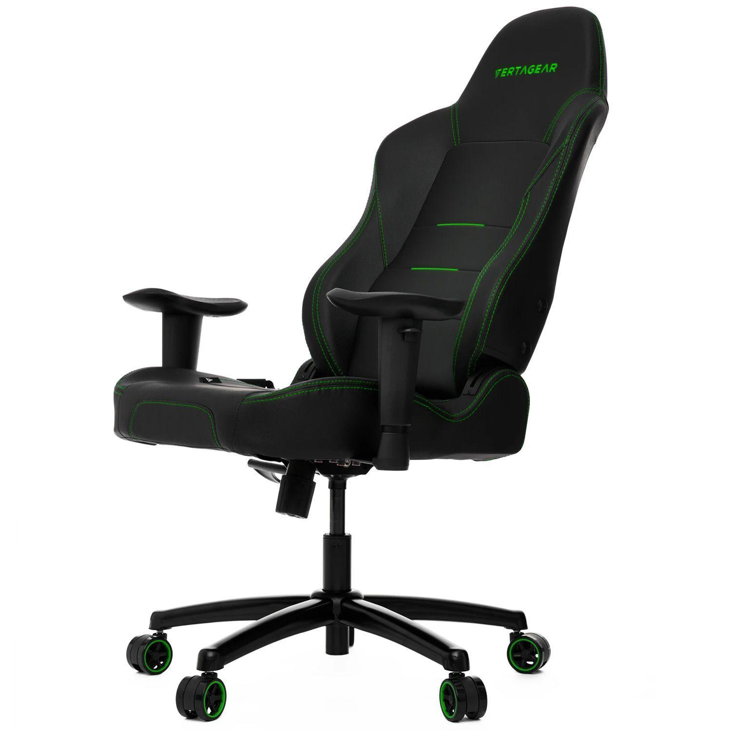 Silla Gamer Vertagear PL1000 Verde Reclinable y Ajustable-2