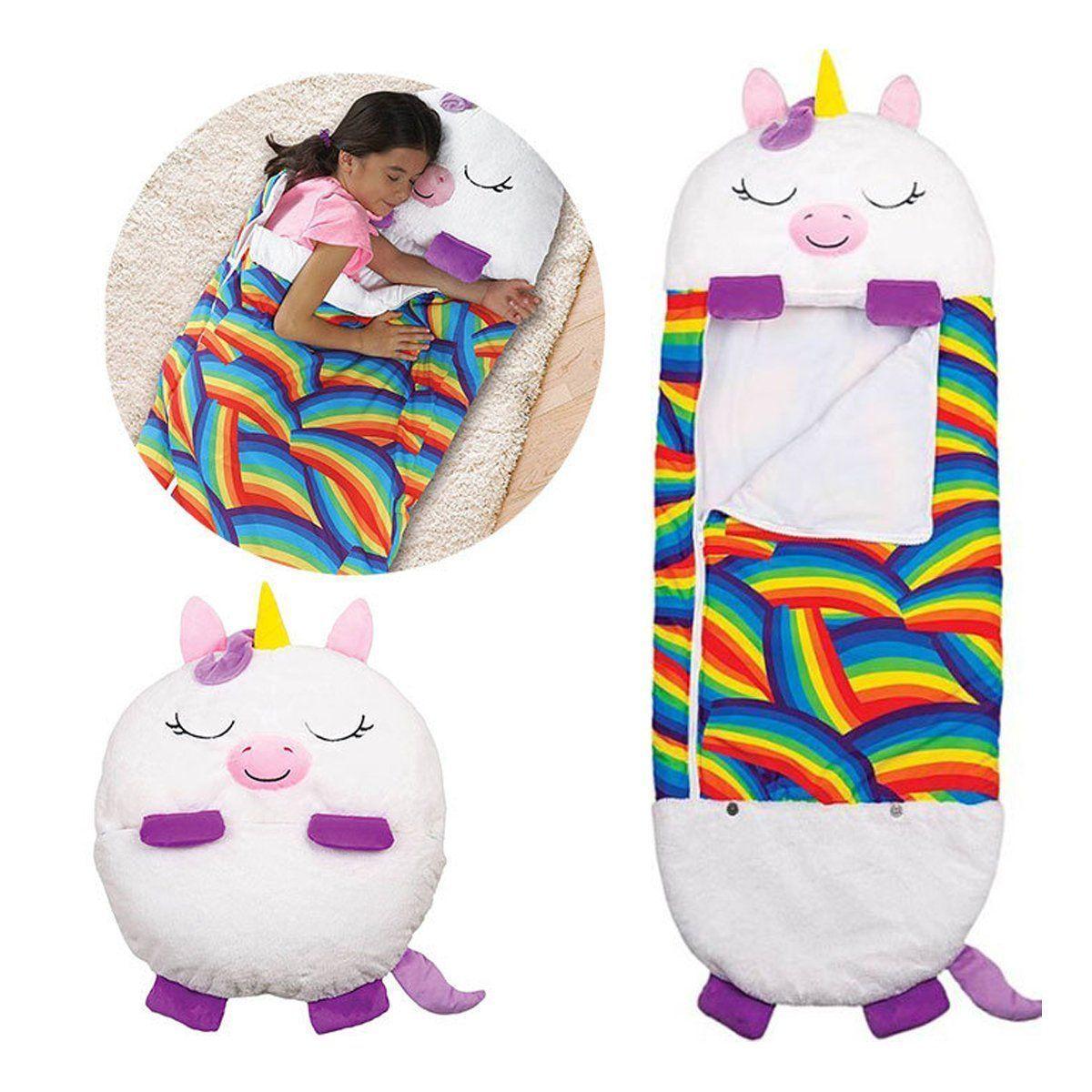 Saco de dormir Unicornio Blanco. Adulto. 165 x 70 Cm-0