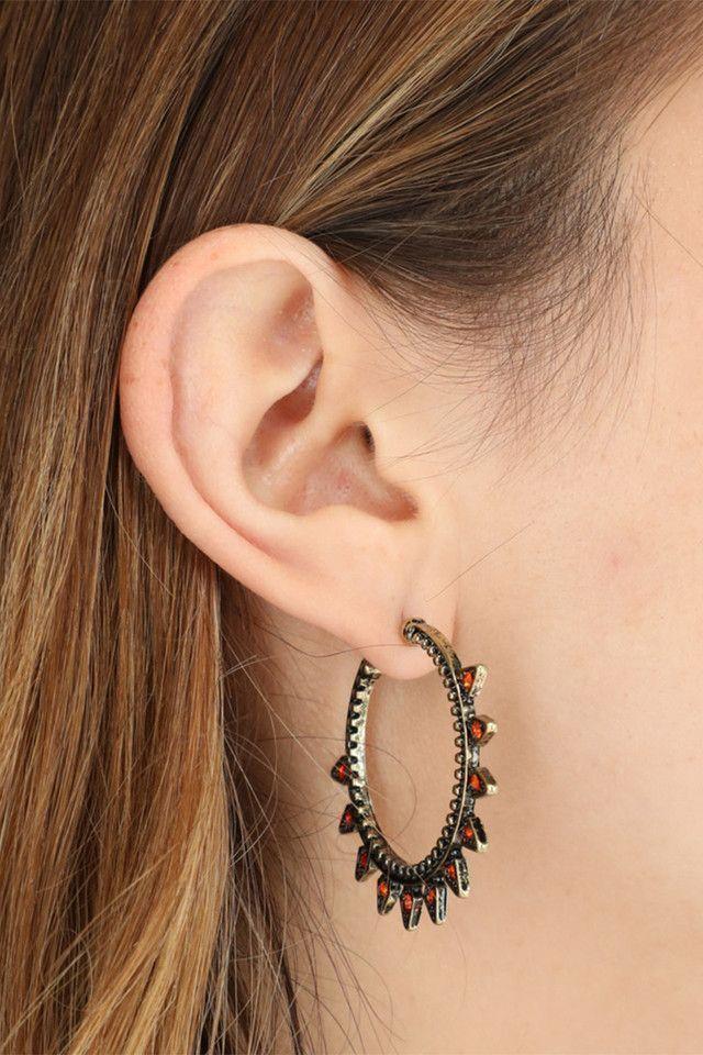 Argollas Abanico Dorado Humana-1