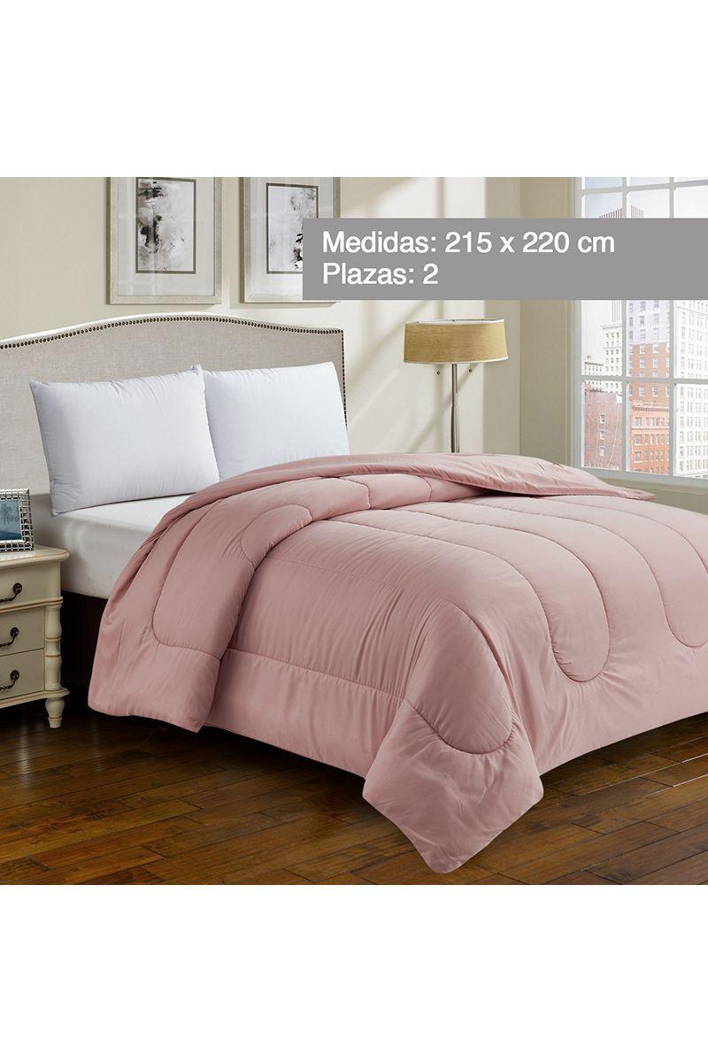 Plumón Liso Florencia 2 Pl Rosa-1