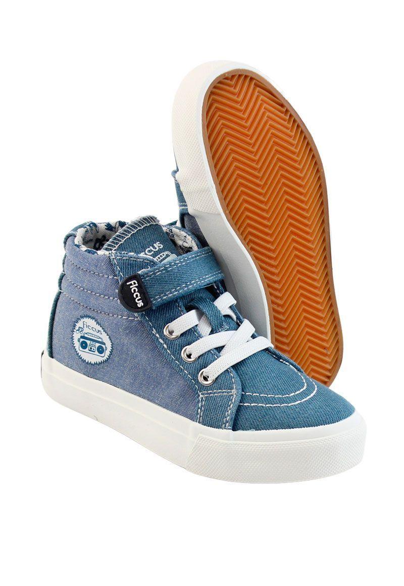 Zapatilla urbana caña velcro a caminar niño 889-3