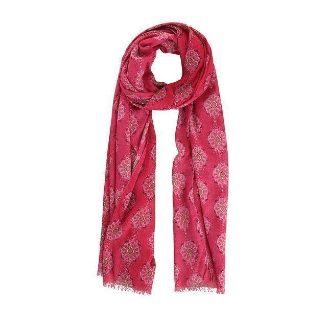 Pañuelo Estampado Fucsia Romantic iD-0